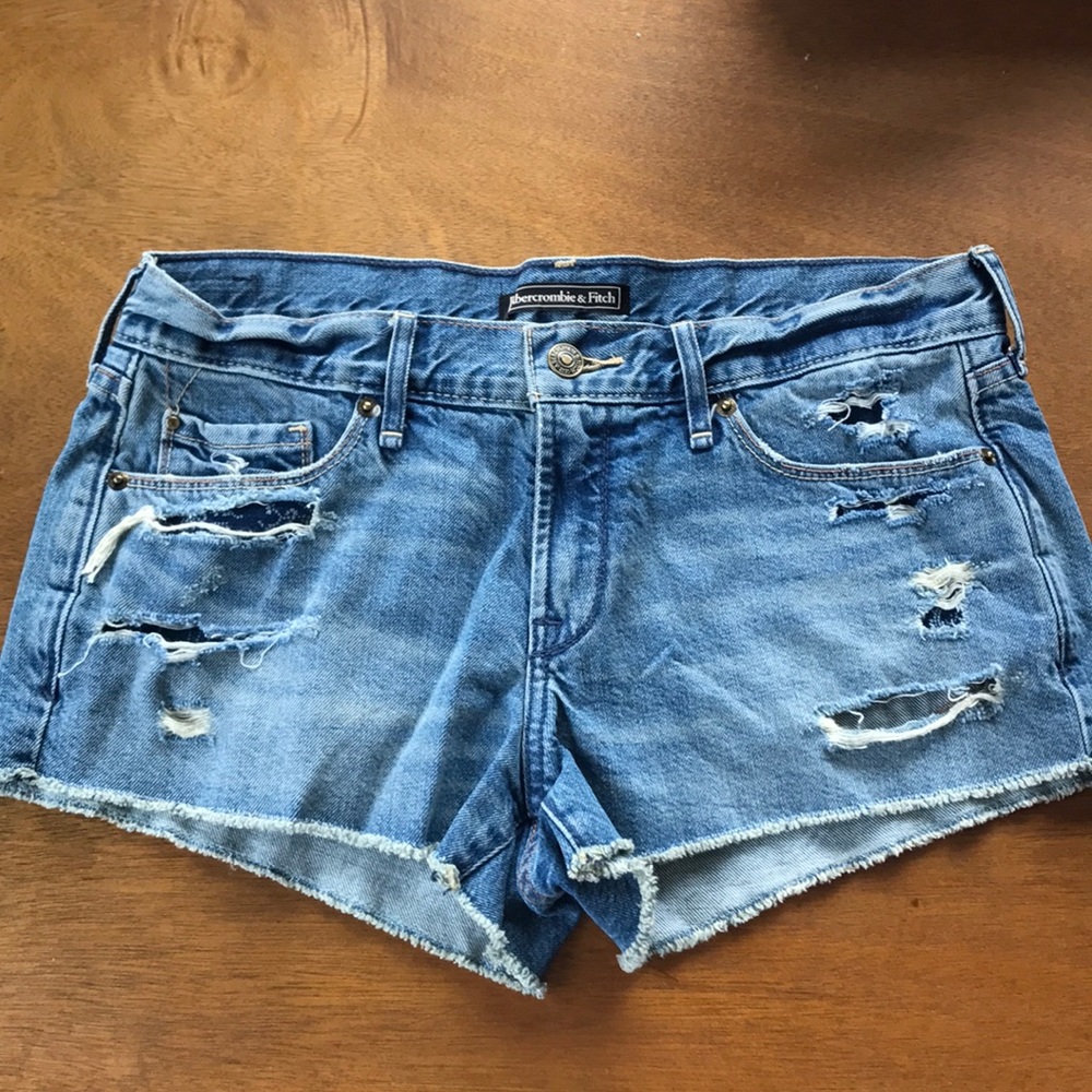 Abercrombie and Fitch distressed shorts